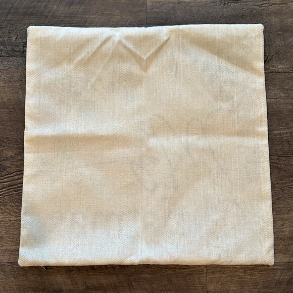 Merry Christmas Indoor/Outdoor Holiday Neutral Pillow Cover NWOT - Picture 5 of 7